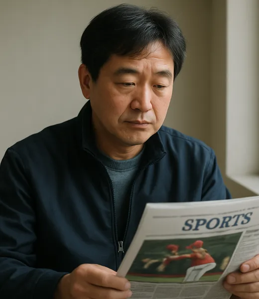 스포츠 뉴스 독자 — 고객 후기 프로필 이미지